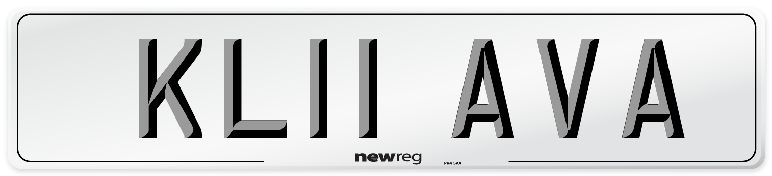 KL11 AVA Number Plate from New Reg